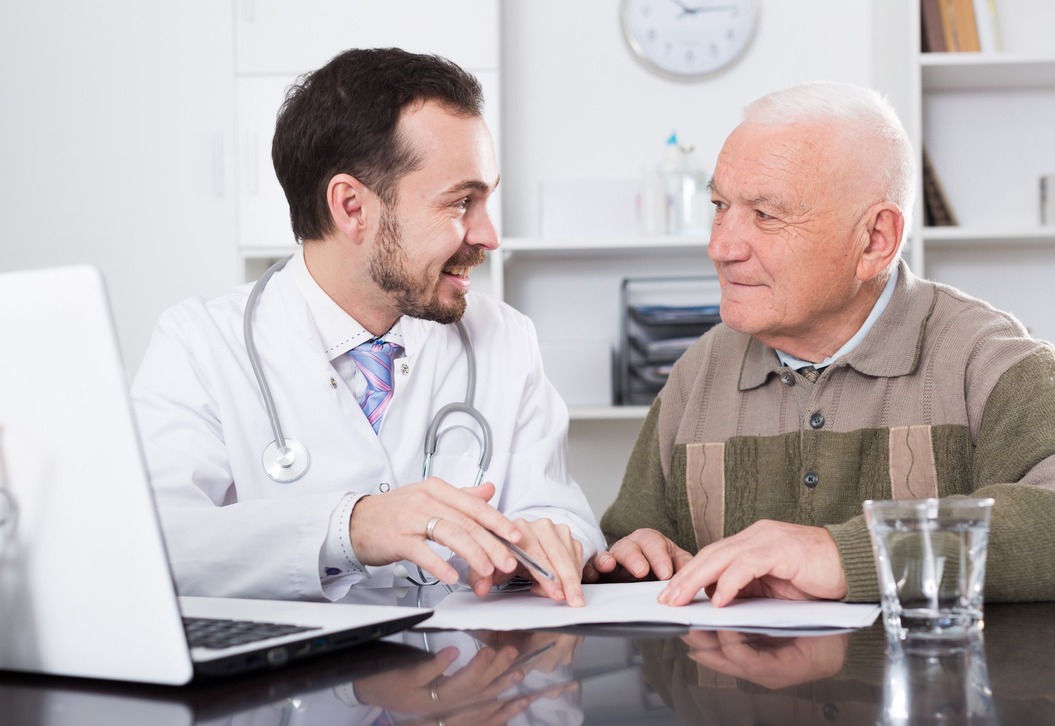 Old man visits doctor